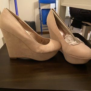 High heeled Charlotte Russe wedges